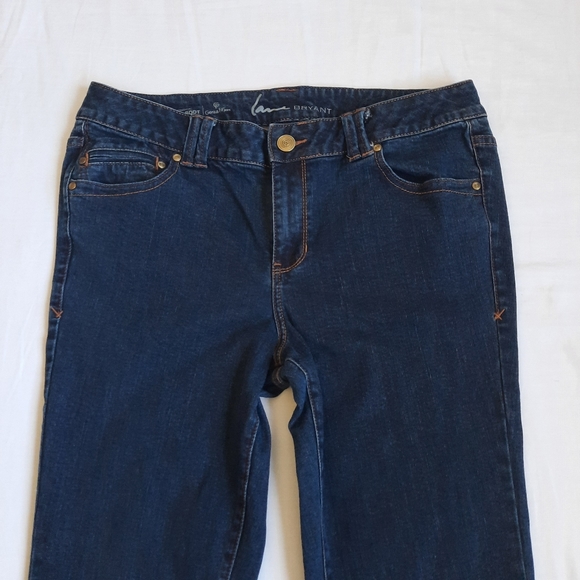 Lane Bryant Slim Boot Straight Fit Genius Fit Dark Wash Jeans 18 average - Picture 2 of 12